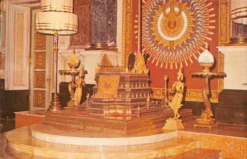 BR49721 Der goldene Niello Thron Thailand