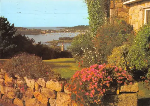 BR75683 st mary s hugh town from seaways isles of scilly uk