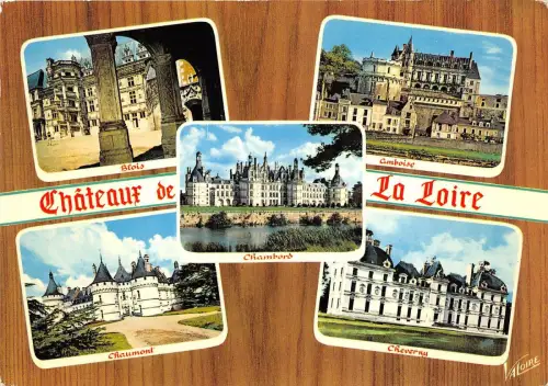 BR25366 Chateau du val de Loire Mehrfachansichten 2 Scans Frankreich