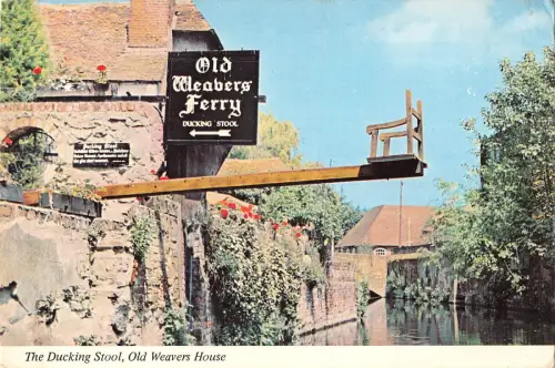 BR82919 the ducking hocker old weavers house uk