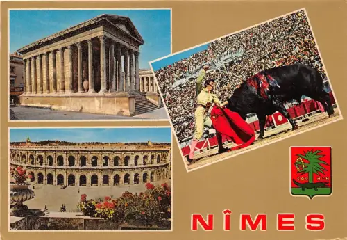 BR26021 Nimes Mehrfachansichten Frankreich