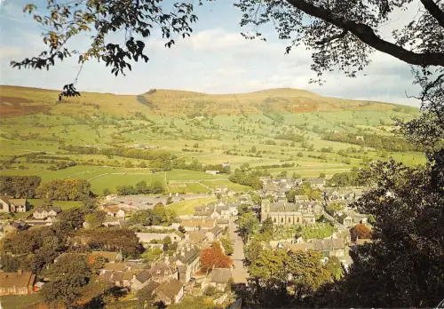 BR75764 Castleton from peveril castle uk