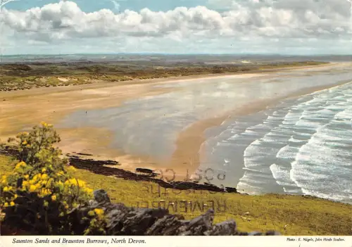 BR75816 saunton sands and braunton burrows devon uk