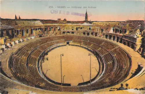 BF9887 nimes interieur des arenes france Frankreich