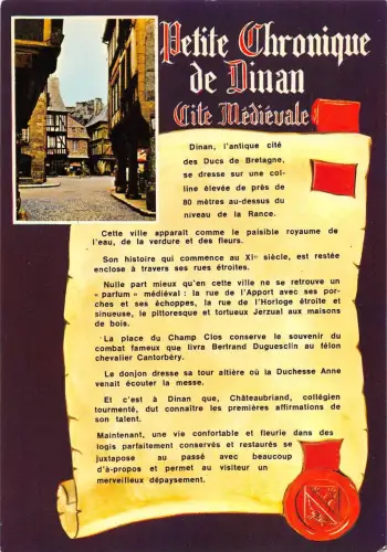 BR52538 Dinan cite medievale Frankreich