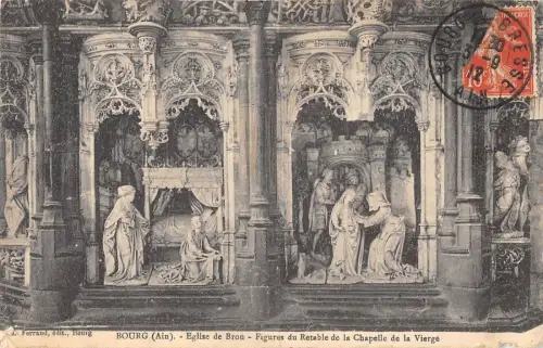 BF9935 bourg eglise de brou figuren de la chapelle de la france Frankreich