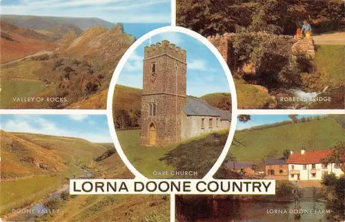 BR66627 lorna doone country uk 14x9cm