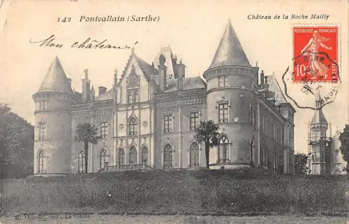 BF10085 pontvallain sarthe chateau de la roche mailly france Frankreich