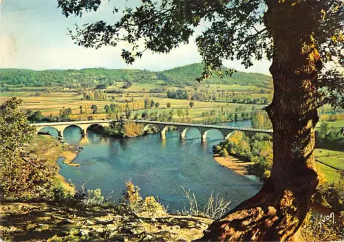 BR51629 Limeuil confluent de la dordogne et de la vezere Frankreich