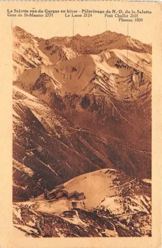 BG25590 n d de la salette gargas en hiver france