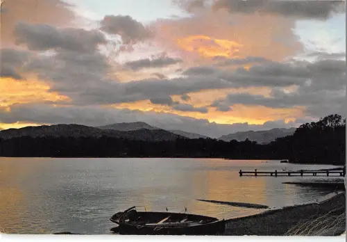 B100643 sunset over windermere westmorland uk