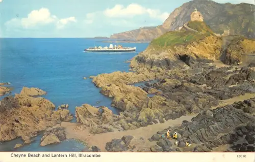 B104171 cheyne beach and lantern hill ilfracombe uk