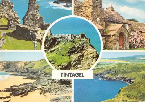 B100576 tintagel cornwall uk