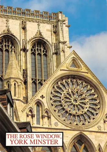 BR92332 the rose window york minster uk