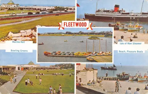 BR66758 fleetwood uk 14x9cm