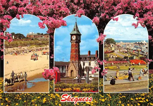 BR83437 skegness the sands the clock the pulover uk