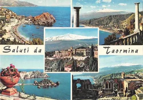 BT1373 saluti da taormina italy