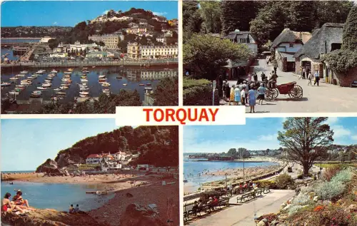 B88301 Sea Front Torquay UK 14x9cm