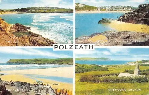 BR66897 polzeath uk 14x9cm