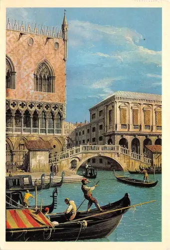 BF858 canaletto vvenezia la riva delle prigiani Italien