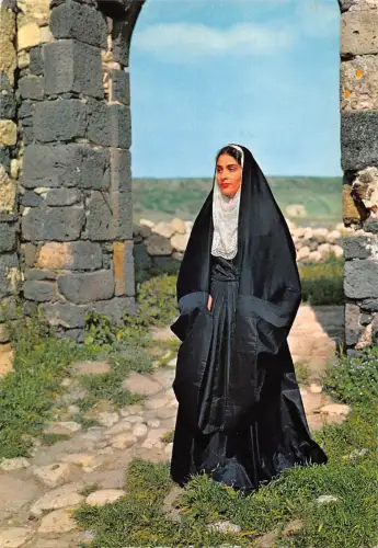 BT0330 Costumi Sardi Tempio pausania Folklore Italien