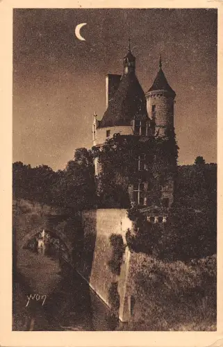 BF8187 chateau de chenonceaux clair de lune france Frankreich