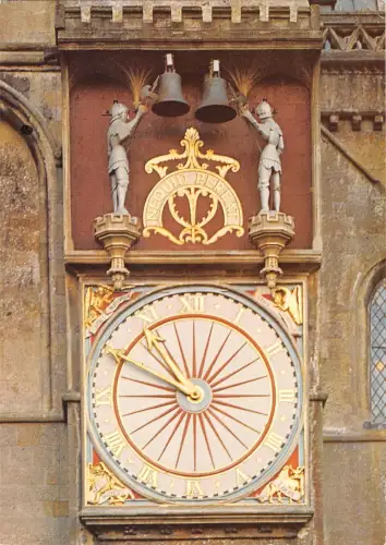 BR76431 wells cathedral somerset the clock uk