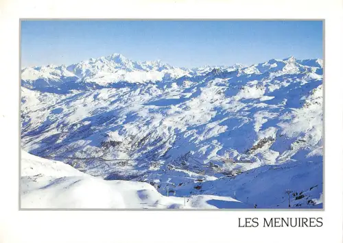 BT6337 Les Menuires et le Mont Blanc Frankreich