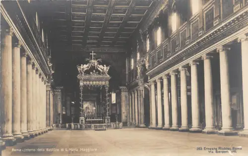 Br34102 Roma Interno Basilica di S. MAria Maggiore Italien
