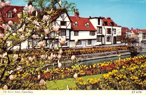 BR66906 the river stour canterbury uk 14x9cm