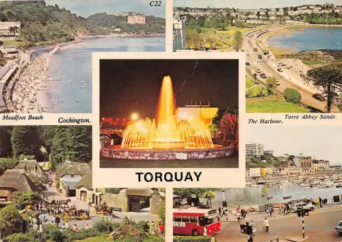 BR89403 Torquay Meadfoot Beach Cockington UK