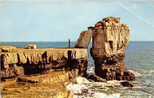 B88100 Kanzelfelsen Portland Hill Dorset UK 14x9cm