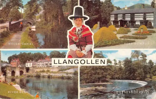 B103790 Langollenarten Folklore Walisischer Kanal Fluss Dee Wales