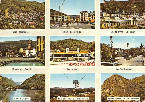 BT10259 Ax les thermes et ses environs touristiques France