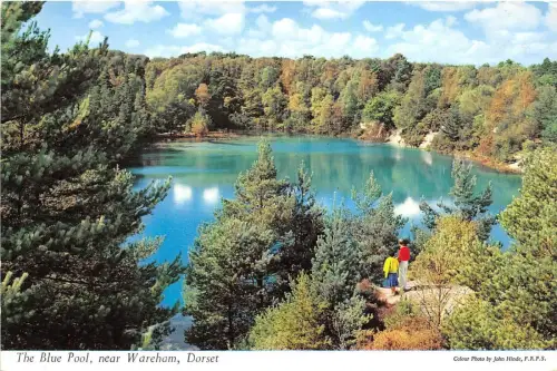 B87994 the blue pool near wareham dorset uk 14x9cm