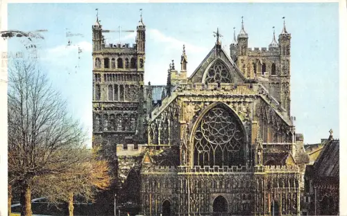B103610 cathedral exeter uk
