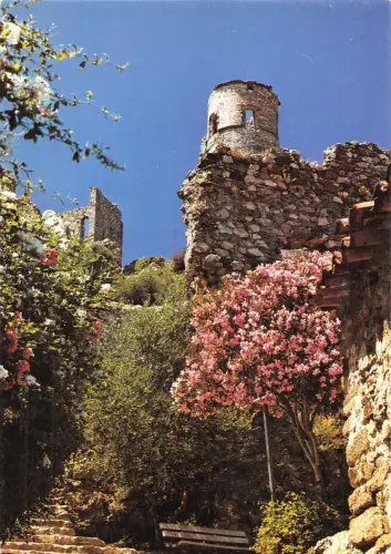 BT7691 Grimaud promenade pres des ruines du chateau France