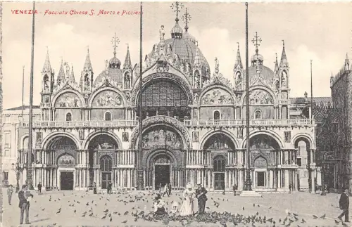 Br34029 Venezia Chiesta S. Marco e Piccioni Italien
