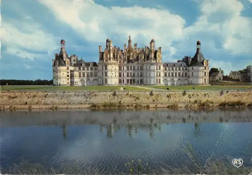 BT10666 Chambord la facade nord et les bords du cosson France