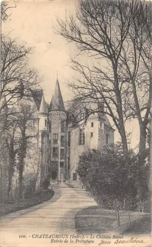 BF9298 chateauroux indre le chateau raoul entree de la p france Frankreich
