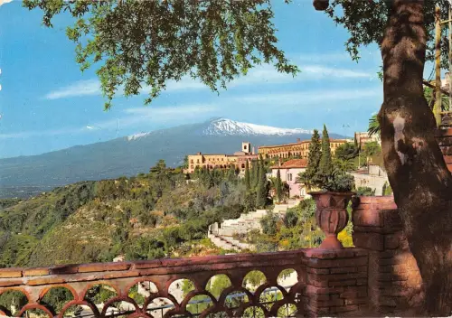 BT1381 taormina panorama dell etna e il s domenico italy