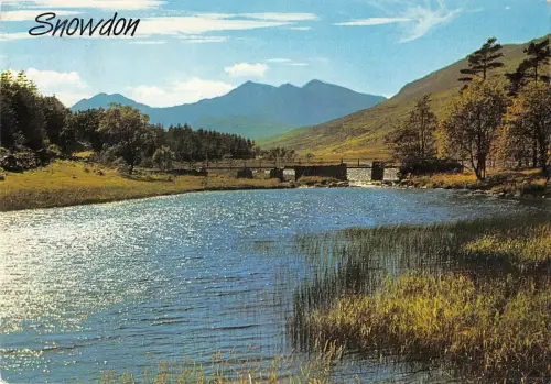 BR92120 Snowdon von capel curig wales