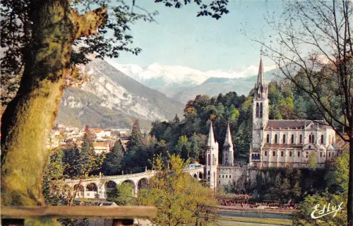 BR25239 Lourdes La Basilique et le Pic du Jer France
