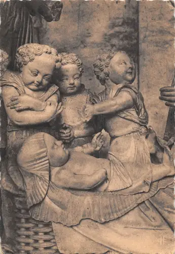 BR54372 Cathedrale de chartes detail de la nativite de jesus france