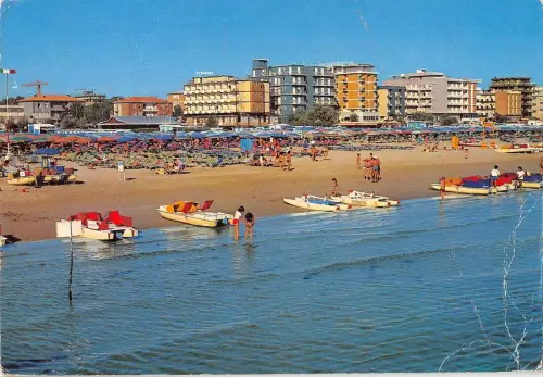 BR86324 rivazzurra di rimini spiaggia e alberghi italy