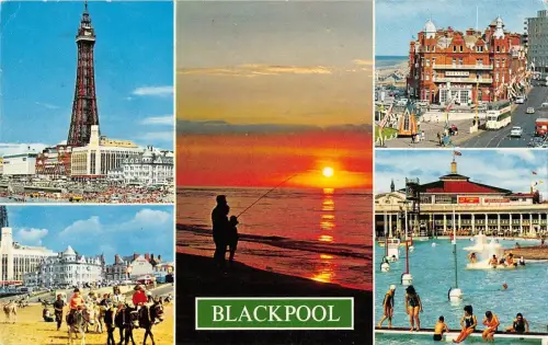 BR66731 blackpool uk 14x9cm