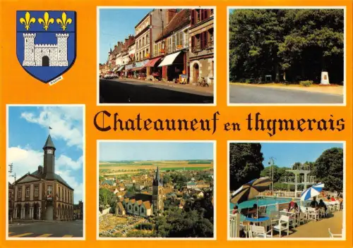 BR54621 Chateauneuf en thymerals l hotel de ville france