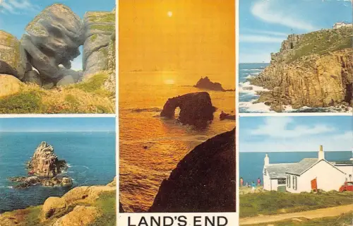 BR67169 land s end uk 14x9cm