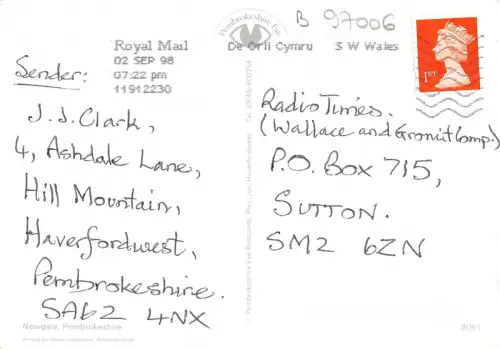 B97006 Newgale Wales