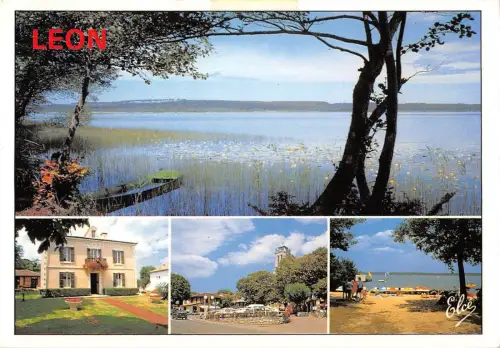 BT3657 Leon Le lac la mairie Frankreich